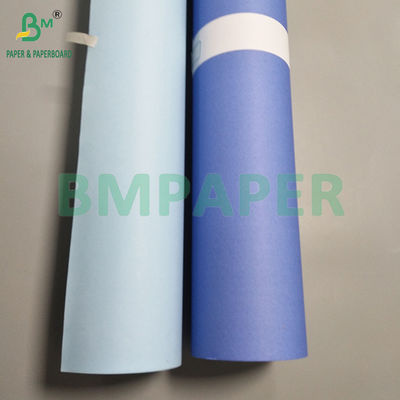 20LB 24&quot; à face unique bleu clair violet CAD Plotter Engineering Bonds rouleaux de papier