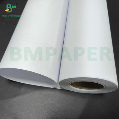 Papier blanc recouvert de 108 grammes pour l'impression à jet d'encre 914 mm x 30 m rouleau