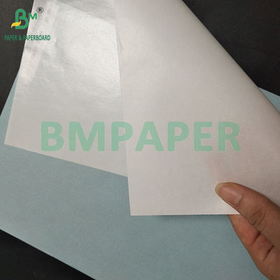 50 g de papier vitreux résistant à l'huile blanc et bleu