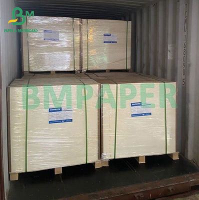 80gm Pâte de recyclage épaisseur uniforme surface lisse crème papier sans bois pour ordinateur portable
