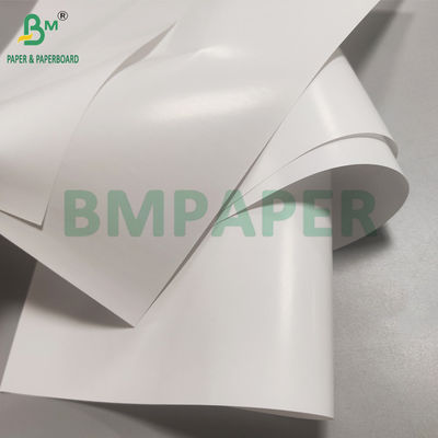 80 gm Papier d'art blanc brillant recouvert d'un côté pour étiquette 65 x 95 cm