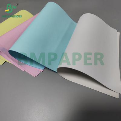 65 gm 75 gm papier d'impression par ordinateur NCR sans carbone pour facture 77 x 110 cm