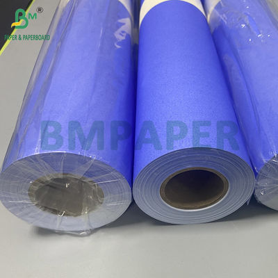 80 grammes de rouleaux de papier numériques en format large couleur violette bleu 35 &quot; x 300 pieds