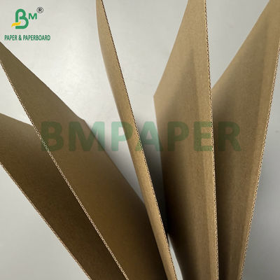 3 feuilles de carton ondulé à micro-plies Kraft brun N flûte G flûte 70 x 100 cm