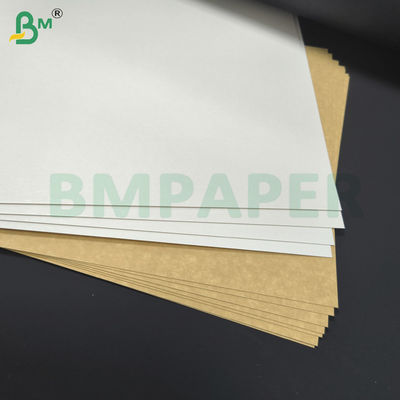 Grade alimentaire 270g Marron Dos Blanc Couvert en haut en carton duplex Pour boîte alimentaire