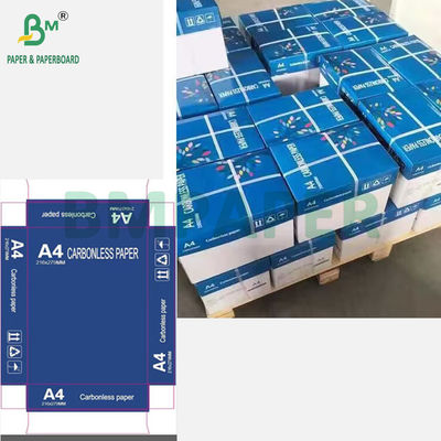60 gm 70 gm papier sans carbone A4 papier NCR facture reçue feuilles multicolores