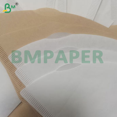 Papier de filtre à café jetable brun 100 Comptez 2-4 tasses