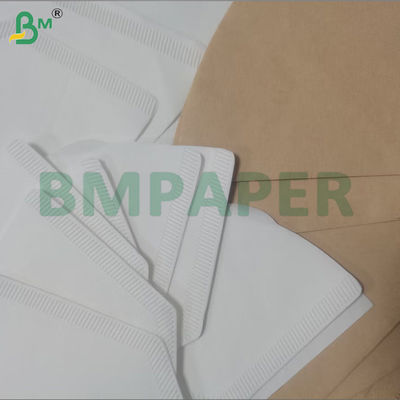 Papier de filtre à café jetable brun 100 Comptez 2-4 tasses