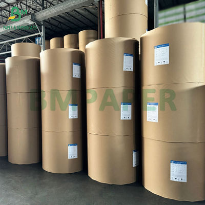 Carton Kraft 320g + 20g PE papier de tasse de nourriture brun naturel 32" bobines 3 "noyau 32 1 mètre de diamètre extérieur