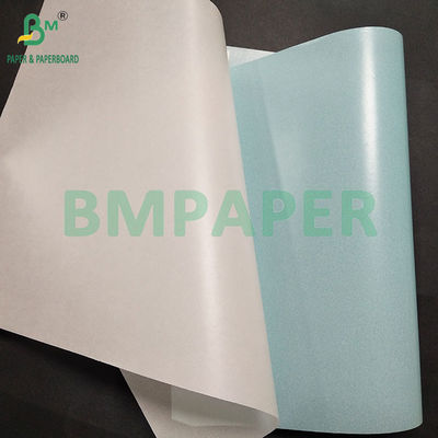 40 à 60 grammes de papier vitreux brillant d'un côté pour le dos de l'étiquette