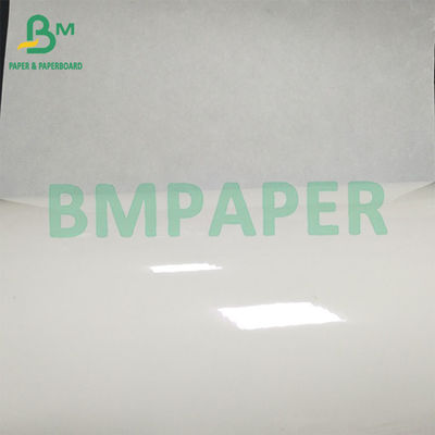 40 à 60 grammes de papier vitreux brillant d'un côté pour le dos de l'étiquette