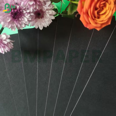 1 mm de carton de papier noir recouvert de bonne dureté pour sac de magasinage