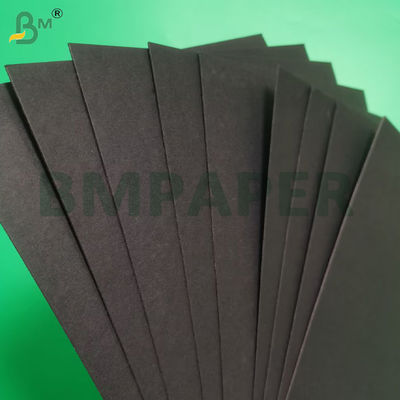 1 mm de carton de papier noir recouvert de bonne dureté pour sac de magasinage