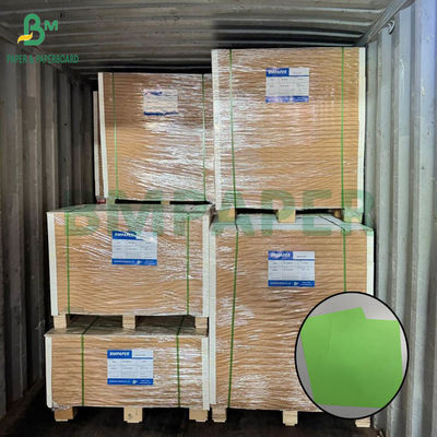 80 grammes de papier sans bois vert perroquet 25,5" x 38,5" feuilles de papier couleur