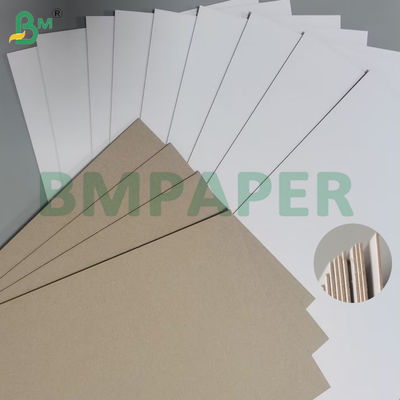 2 mm de papier en carton duplex revêtu de carton blanc avec feuilles grises