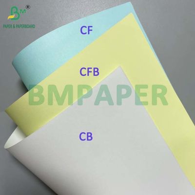 Image en noir 21lb Feuille de papier sans carbone Blanc Canari Rose 57 x 87cm