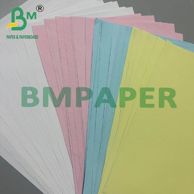 60 g de feuilles de papier de copie sans carbone couleur 100% pâte de bois vierge NCR