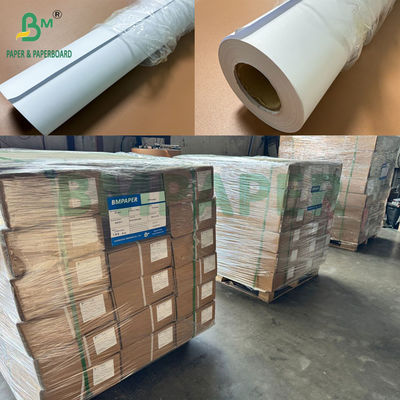 80 grammes rouleau de papier graphique blanc 1220 mm large x 150 m long 3 " noyau emballage carton OEM