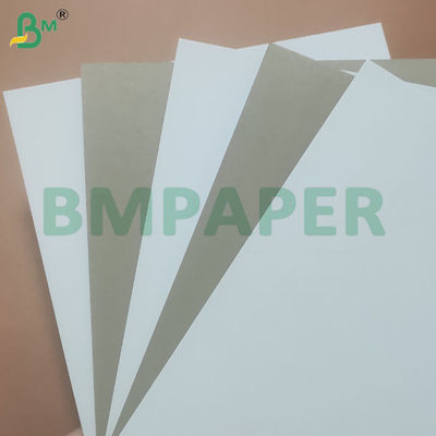 Papeterie à dos gris recouvert de blanc Carton duplex pour la fabrication de boîtes