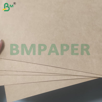 Feuilles de papier kraft recouvertes d'un côté de papier brun vierge pour boîtes d'emballage