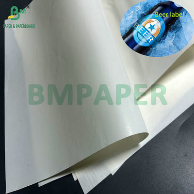 68 gm 70 gm 1100 mm largeur haute résistance à l'humidité papier C1S pour étiquettes de bouteilles de bière