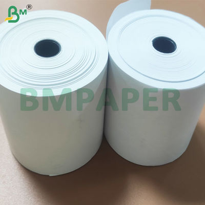80*77mm rouleaux de papier thermique résistant à la décoloration pour les systèmes de point de vente durables