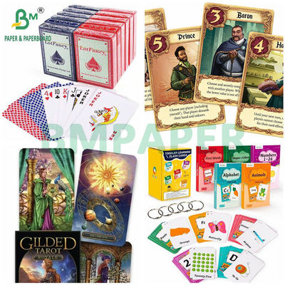 Papier de cartes à jouer C2S noir 280g 290g 300g pour l'impression de cartes de tarot