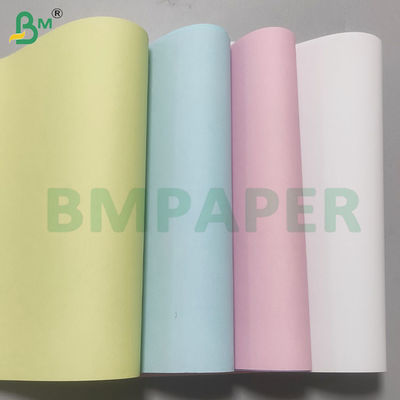 70 g de feuilles de papier polycolores sans carbone pour les reçus