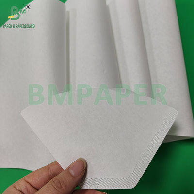 50 grammes 328 mm Ruloir de papier résiduel de filtre à café de qualité alimentaire blanc et brun