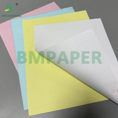75 gr 78 gr Papier sans carbone CF Jaune CFB Lettres bleues Taille 216x279mm Image Noir