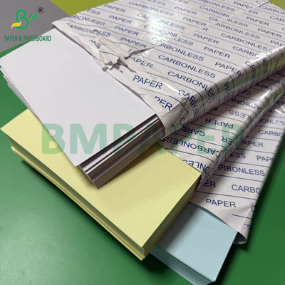75 gr 78 gr Papier sans carbone CF Jaune CFB Lettres bleues Taille 216x279mm Image Noir