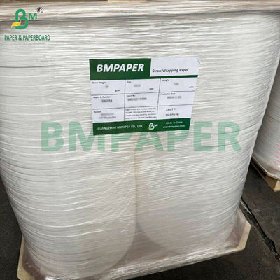 28 grammes de papier d'emballage en paille blanche 22 mm 25 mm 28 mm 33 mm 35 mm 50 mm X 7000 m