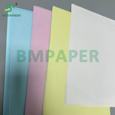 Papyrus NCR blanc CB Jaune CF 75 grs 78 grs Blanc sans carbone 8.5 "X 14" Image noire