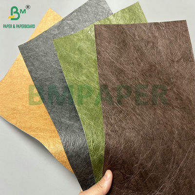 Largeur de rouleau de 147 cm 0,55 mm Papier Tyvek PU évacuable pour sacs pour femmes