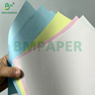 75 gr 21.6 x 27.9 cm NCR papier sans carbone avec CFB rose bleu jaune