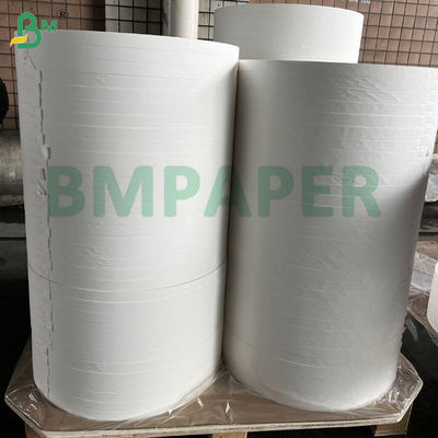 Logo personnalisé imprimé Biodégradable 28 grammes de papier de paille blanc de qualité alimentaire pour emballage individuel de paille de boisson