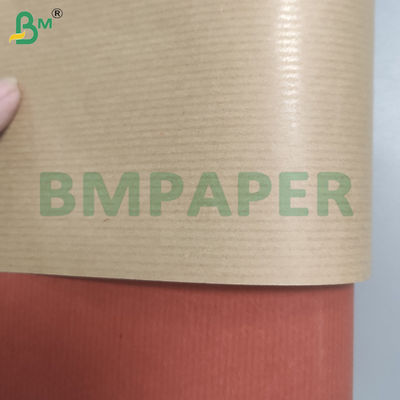 Rouleaux de papier kraft à rayures non blanchis écologiques pour l'emballage de fleurs