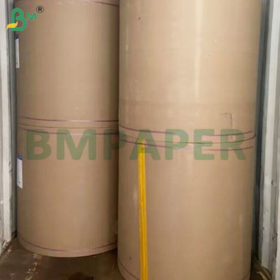 Rouleaux de papier kraft à rayures non blanchis écologiques pour l'emballage de fleurs