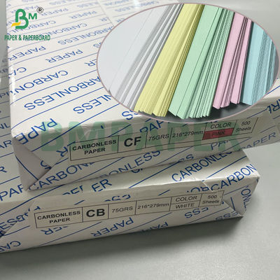 56g - 78g Autocopie numérique NCR Lettre en papier Taille 8/2 x 11 pouces Image Noir