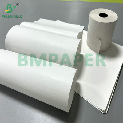 55 grammes revêtement thermique papier de caisse blanc en rouleau jumbo de 240 mm x 3000 m