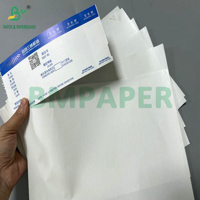 55 grammes revêtement thermique papier de caisse blanc en rouleau jumbo de 240 mm x 3000 m