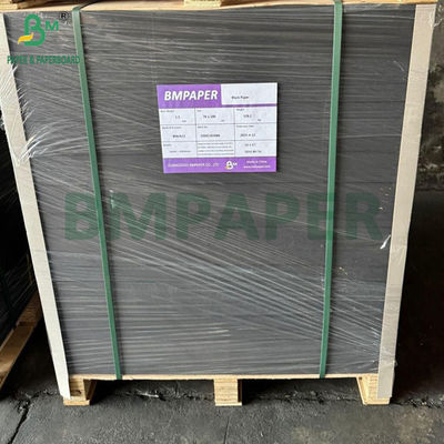 1.5mm 1200g 2mm 1600g Noir en carton massif à double face Noir profond 70 x 100cm