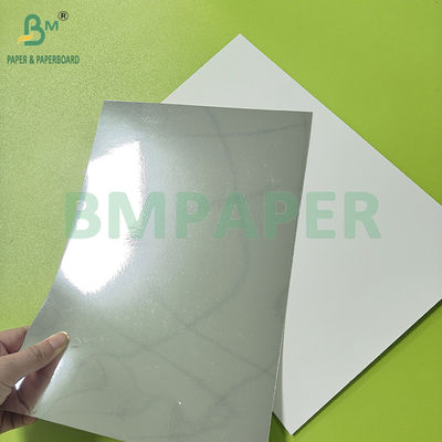 400 gm 425 gm argent miroir carton papier métallique clignotant pour boîte d'emballage