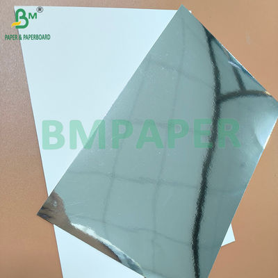 400 gm 425 gm argent miroir carton papier métallique clignotant pour boîte d'emballage