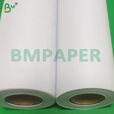 2 pouces de noyau taille 80gm rouleaux de papier CAD blanc pour l'impression