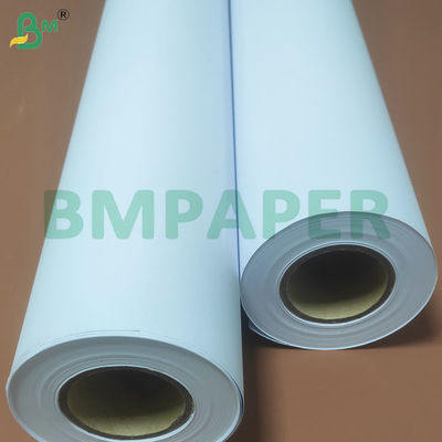 2 pouces de noyau taille 80gm rouleaux de papier CAD blanc pour l'impression