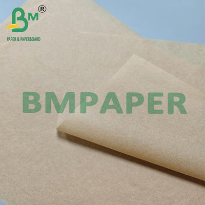 30 gm 35 gm papier de hamburger compostable non blanchi pour emballage alimentaire à l'huile