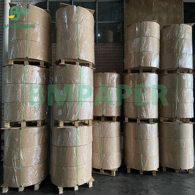 Papier Kraft à rayures brun MG de 60 gm pour la fabrication de sacs en papier café