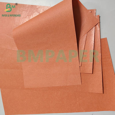 40 gm MG papier kraft à rayures de cire rouge pour les poires et autres emballages de fruits