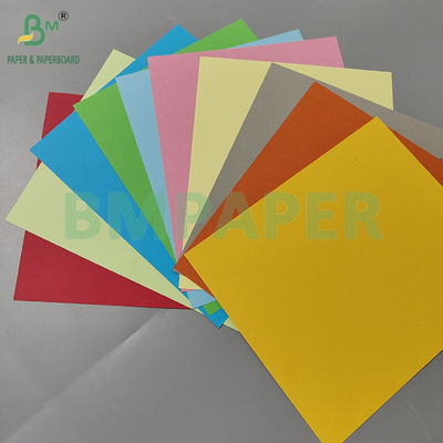 80 gm 120 gm papier sans couche de couleur sans bois pour l'art Origami et notes autocollantes